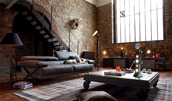 Brick wall in interior