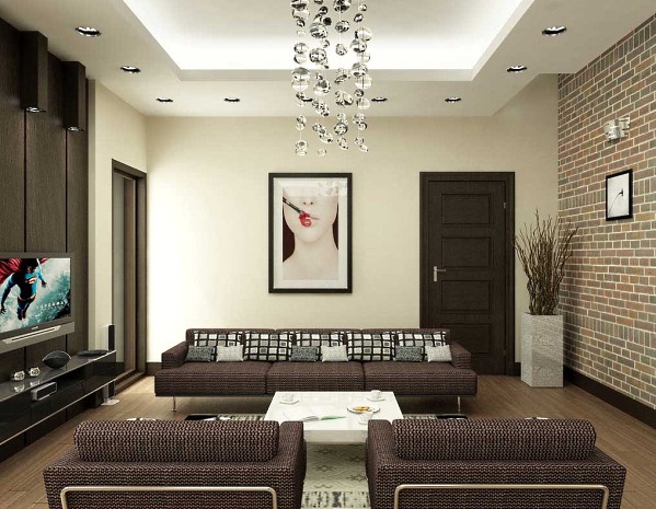 Brick wall in interior