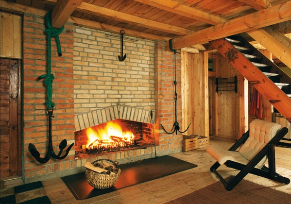 Brick wall in interior