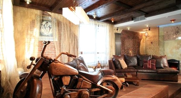 Brick wall in interior