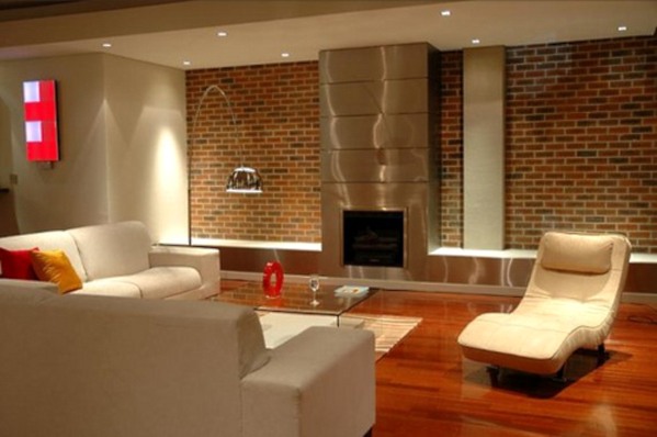 Brick wall in interior