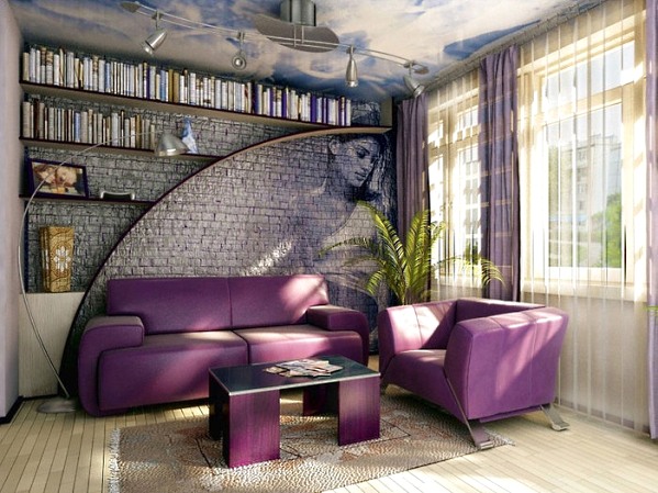 Brick wall in interior