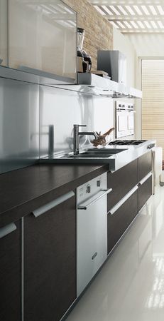 Kitchen Design in Apartment