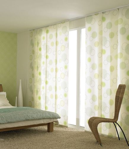 Green Drapes in Interior