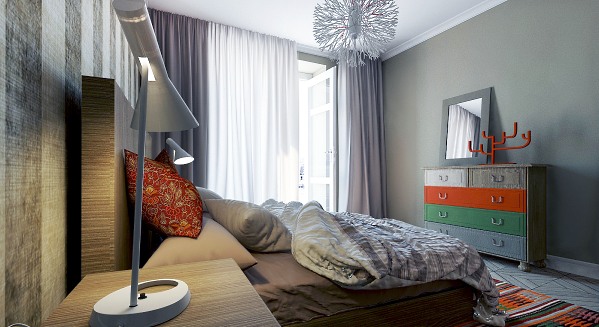 Design Bedroom in Bright Tones