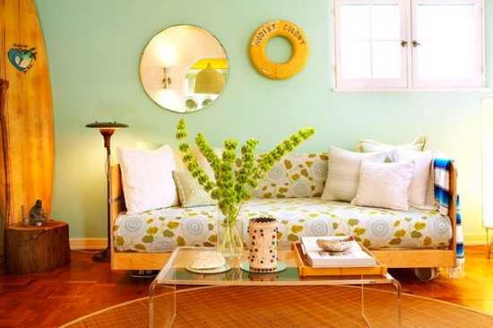 Bright living room