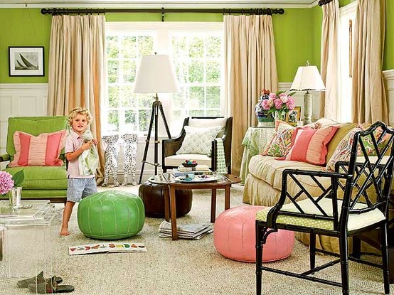 Bright living room