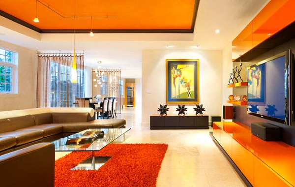 Bright living room
