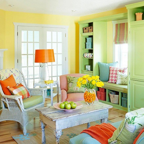Bright living room