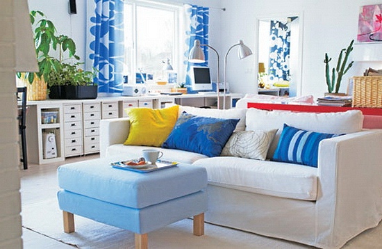 Bright living room