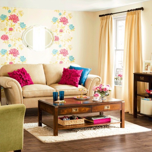 Bright living room