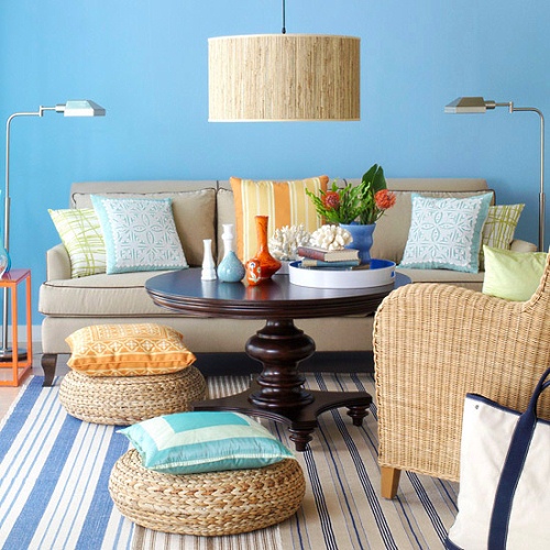 Bright living room
