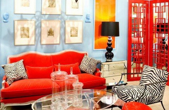 Bright living room