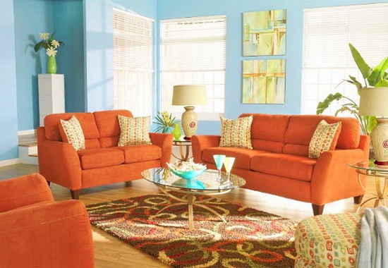 Bright living room