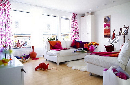 Bright living room