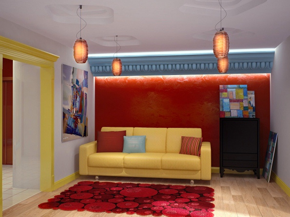 Bright living room