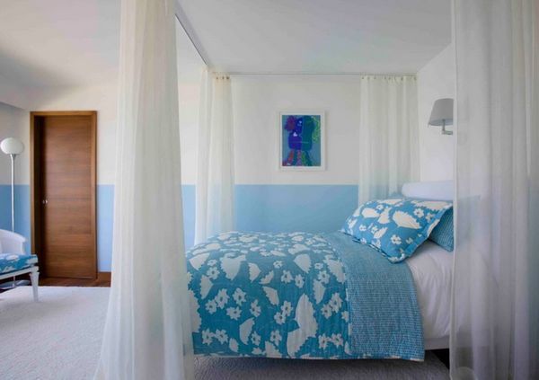 White drapes