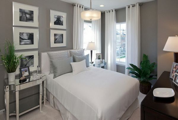 White drapes