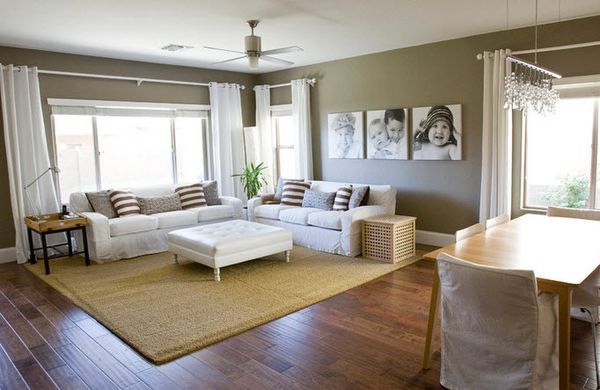 White drapes