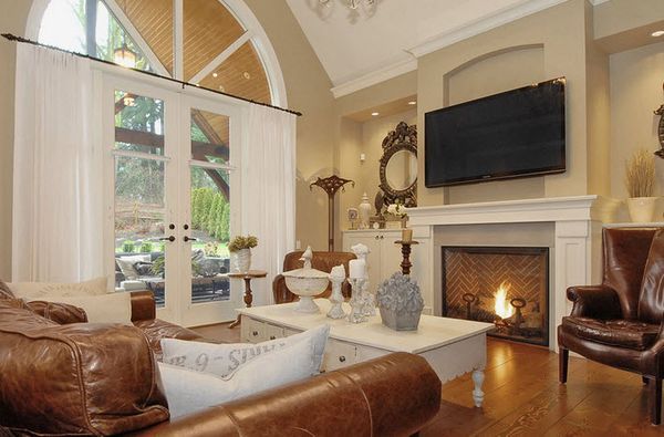 White drapes