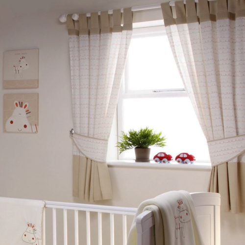 White drapes