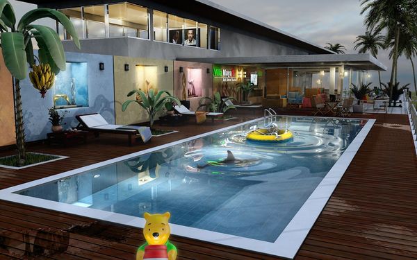 Pool in Country House