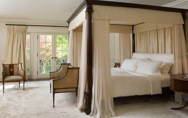 Beige Drapes