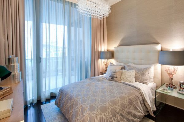 Beige Drapes