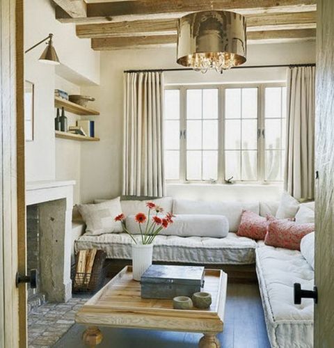 Beige Drapes