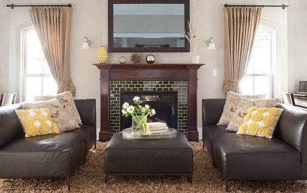 Beige Drapes