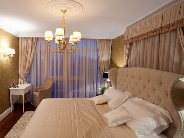 Beige Drapes