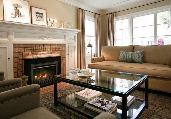 Beige Drapes