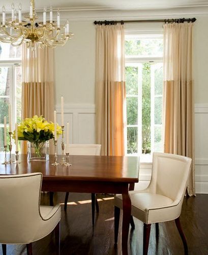 Beige Drapes