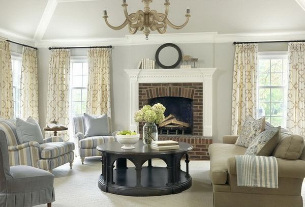 Beige Drapes