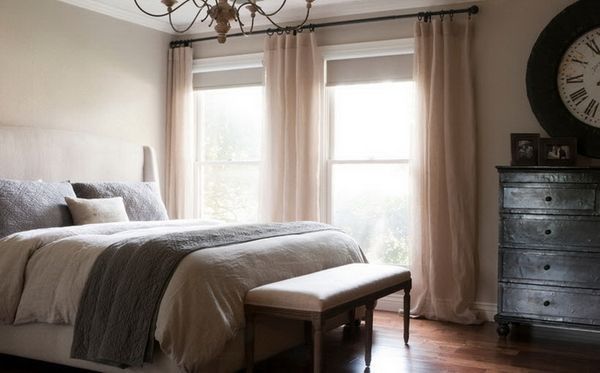 Beige Drapes